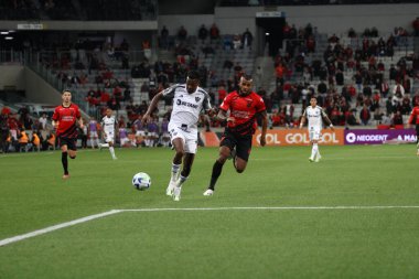 Curitiba, Brezilya - 02 Eylül 2023: Atletico PR ve Atletico MG arasındaki maç 2023 Brezilya Şampiyonası 'nın 22' nci turu için geçerli.. 