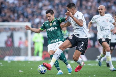 Sao Paulo (SP), Brezilya 09 / 03 / 2023 - Sao Paulo 'nun doğu bölgesindeki Neo Quimica Arena' da düzenlenen 2023 Brezilya Futbol Şampiyonası 'nın 22.