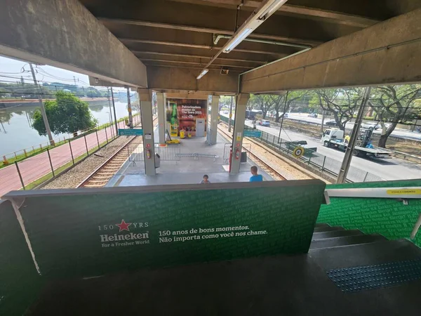 Września 2023 Sao Paulo Brazylia Wskazówki Transportowe Dla Osób Wybierających — Zdjęcie stockowe
