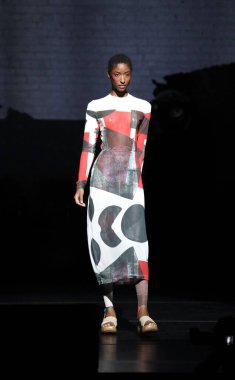 NYFW: Nicole Benefield Portföy Geçidi 16. HFR Moda Şovu ve Moda Ödülleri 'nde. 05 Eylül 2023, Harlem, New York, ABD: Nicole Benefield Portföy Geçidi 16. Geleneksel Moda Gösterisi ve Moda Ödülleri sırasında