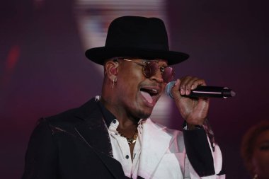 Sao Paulo (SP), Brezilya 09 / 07 / 2023 - Singer Ne-Yo 'nun bu Cumartesi (7), Sao Paulo' daki Interlagos yarış pistinde The Town Festival 'deki The One sahnesindeki şovu. 