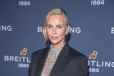 Yolculuk için Breitling x Charlize Theron Navitimer. 6 Eylül 2023, New York, New York, ABD: Charlize Theron, Breitling x Charlize Theron Navitimer 'a katılmaktadır. 