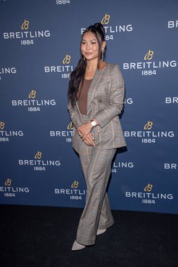 Yolculuk için Breitling x Charlize Theron Navitimer. 6 Eylül 2023, New York, New York, ABD: Chloe Kim, Breitling x Charlize Theron Navitimer 'a katılmaktadır. 