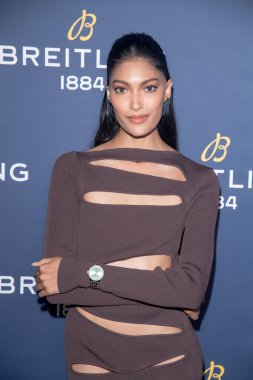 Yolculuk için Breitling x Charlize Theron Navitimer. 6 Eylül 2023, New York, New York, ABD: Pritika Swarup, Breitling x Charlize Theron Navitimer 'a katılmaktadır. 