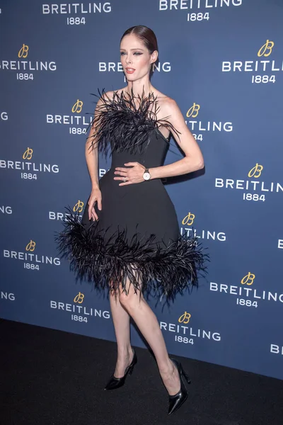 Breitling Charlize Theron Navitimer Premierę Podróży Września 2023 Nowy Jork — Zdjęcie stockowe