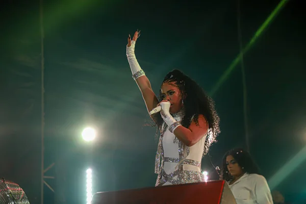 Sao Paulo Brasilien 2023 Show Singer Marvvila Factory Stage Början — Stockfoto