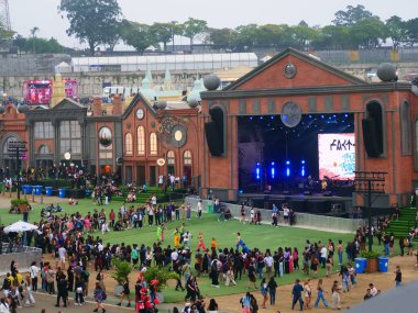 SAO PAULO (SP), Brezilya 10 / 09 / 2023 - FESTIVAL / The ToWN / SP - Mega festivalinin son gününde hareket, Interlagos yarış pisti içinde, Sao Paulo 'nun güney bölgesinde.