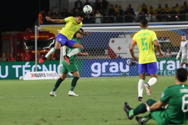 Belem (PA), 09 / 08 / 2023 - Brezilya ile Bolivya arasındaki maç, 2026 Dünya Kupası elemelerinin ilk turunda, Belem 'deki Estadio Estadual Jornalista Edgar Proenca' da (Mangueirao), Para