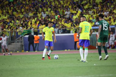 Belem (PA), 09 / 08 / 2023 - Casemiro, 2026 Dünya Kupası elemelerinde Brezilya ile Bolivya arasında oynanan karşılaşmada, Belem 'deki Estadio Estadual Jornalista Edgar Proenca' da (Mangueirao)