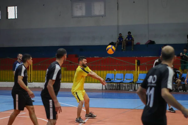 Palestinian Volleyball Jabalia Services Club Jabalia Youth Club Namaa Club — Stok Foto