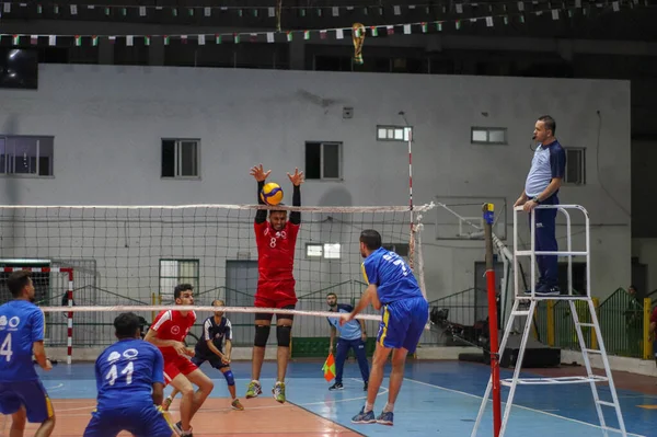 Palestijnse Volleybal Jabalia Services Club Jabalia Youth Club Namaa Club — Stockfoto