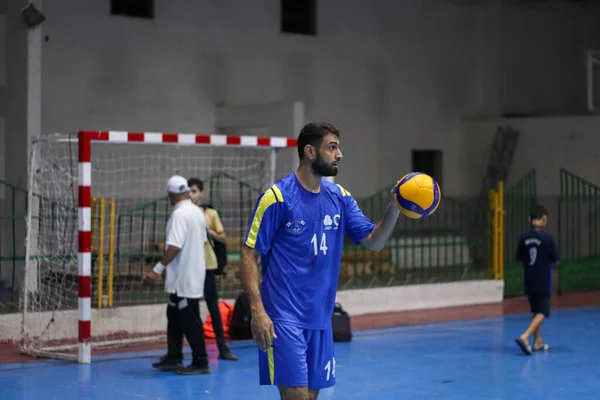 Palästinensischer Volleyball Jabalia Services Club Jabalia Youth Club Namaa Club — Stockfoto