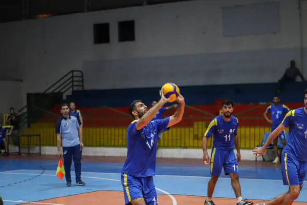 Palestinian Volleyball Jabalia Services Club Jabalia Youth Club Namaa Club — Stok Foto