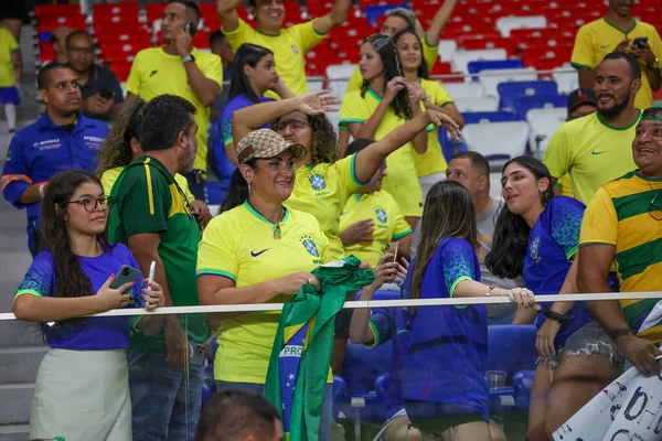 Belem Brazil 2023 Movement Fans Match Brazil Bolivia First 2026 — Stock Photo, Image