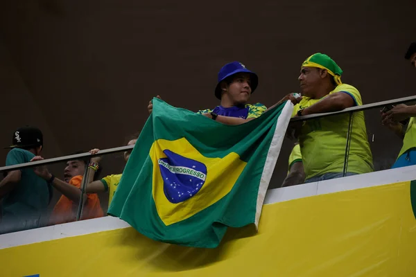 Belem Brésil 2023 Mouvement Fans Avant Match Entre Brésil Bolivie — Photo
