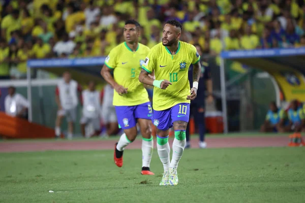 Belem Dpa Neymar Spiel Zwischen Brasilien Und Bolivien Der Ersten — Stockfoto