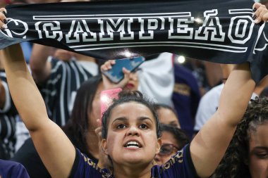 Sao Paulo (SP), Brezilya 10 / 09 / 2023 Corinthians ve Ferroviaria arasında oynanan karşılaşmada Brezilya Kadınlar Futbol Şampiyonası 2023 finalinde geçerli oldu.