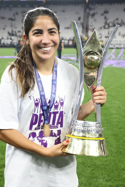 Sao Paulo Brazil 2023 Corinthians Champion Match Corinthians Ferroviaria Valid — Stock Photo, Image