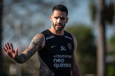 Sao Paulo (SP), 09 / 11 / 2023 - Sao Paulo-SP 'deki CT Joaquim Grava' da 11 Eylül 2023 tarihinde Corinthians eğitimi sırasında Renato Augusto. Korintliler Fortaleza 'ya karşı düelloya hazırlanıyor.