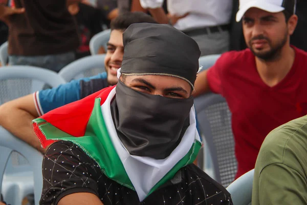 Settembre 2023 Gaza Palestina Palestinesi Partecipano Agli Scontri Sulla Striscia — Foto Stock
