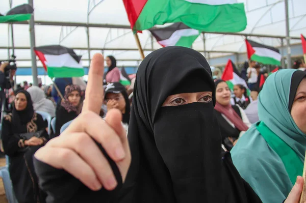 Września 2023 Strefa Gazy Palestyna Palestyńczycy Uczestniczą Konfrontacjach Pograniczu Strefy — Zdjęcie stockowe