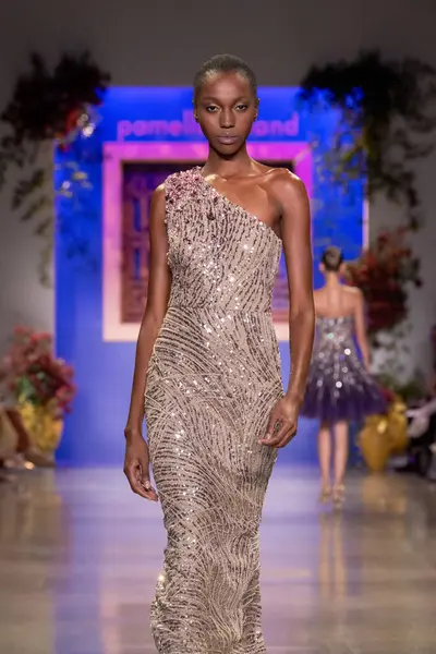 Pamella Roland Runway New York Fashion Week Září 2023 Show — Stock fotografie