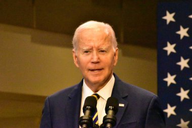Birleşik Devletler Başkanı Joe Biden 'ın ekonomi üzerine konuşması. 14 Eylül 2023, Largo, Maryland, ABD: ABD Başkanı Joe Biden, Largo 'daki Prince George Halk Koleji' nde Bidenomik üzerine açıklama yaptı.. 