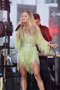14 Eylül 2023, New York, ABD: Carrie Underwood TODAY Show 'da sahne alacak. Carrie Underwood, Amerikan country müzik sanatçısı, televizyon şarkı yarışmasında zafer kazandı..