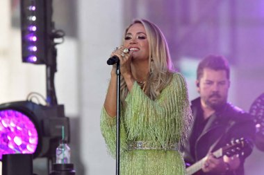 14 Eylül 2023, New York, ABD: Carrie Underwood TODAY Show 'da sahne alacak. Carrie Underwood, Amerikan country müzik sanatçısı, televizyon şarkı yarışmasında zafer kazandı..