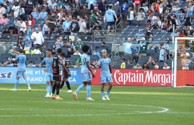16 Eylül 2023 - New York, ABD: NYCFC oyuncusu Talles Magno NYCFC ve New York Red Bulls arasında oynanan futbol maçında Yankees Stadyumu, Bronx, New York.