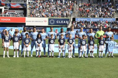 16 Eylül 2023 - New York, ABD: NYCFC ve New York Red Bulls arasındaki futbol maçı Yankees Stadı, Bronx, New York.