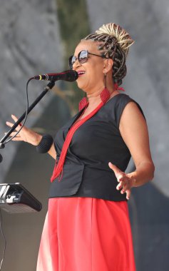 Sao Paulo (SP), 16 Eylül 2023: Meta Show. Meta, 2008 yılında Jucara Marcal, Kiko Dinucci ve Thiago Franca tarafından kurulan bir caz grubudur..