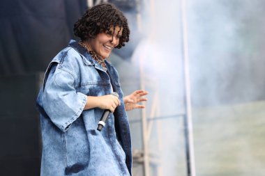 Sao Paulo (SP), Brezilya 09 / 15 / 2023 Şarkıcı Jadsa 'nın 15 Eylül 2023 tarihinde Sao Paulo' da düzenlenen Coala Festivali 2023 'te gerçekleştirdiği konser.. 