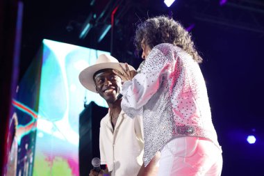 Sao Paulo (SP), Brezilya 09 / 16 / 2023 Şarkıcı Simone tarafından 16 Eylül 2023 tarihinde Sao Paulo 'da düzenlenen 2023 Coala Festivali' ne katılan şarkıcı Simone tarafından gerçekleştirildi.. 