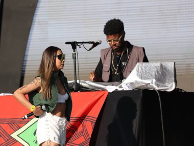 Sao Paulo (SP), Brezilya 09 / 16 / 2023 Gabriel Linhares da Rocha, sahne adıyla Don L, Brezilyalı rapçi ve besteci.