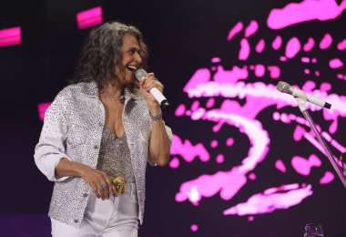 16 Eylül 2023: Simone, Sao Paulo 'daki Latin Amerika Anıtı' nda düzenlenen Coala Festivali 2023 'te