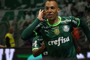 Sao Paulo (SP), 15 Eylül 2023 - Brasileiro - Palmeiras maçı Sao Paulo 'nun batısındaki No Allianz Parque' da düzenlendi. 
