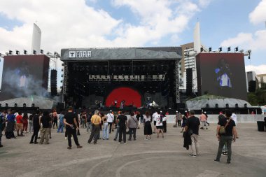 Sao Paulo (SP), Brezilya 09 / 15 / 2023 Şarkıcı Jadsa 'nın 15 Eylül 2023 tarihinde Sao Paulo' da düzenlenen Coala Festivali 2023 'te gerçekleştirdiği konser.. 