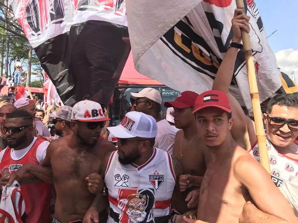 Sao Paulo Brésil 2023 Les Fans Sao Paulo Ont Donné — Photo