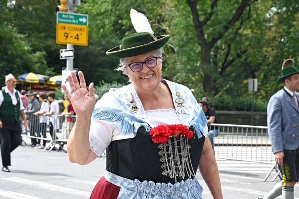 Eylül 2023 New York Abd Alman Amerikan Steuben Günü Yürüyüşü — Stok fotoğraf