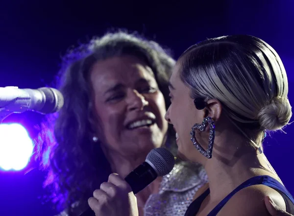 Sao Paulo Septiembre 2023 Espectáculo Cantante Simone Con Participación Juliana —  Fotos de Stock