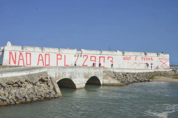 Natal Eylül 2023 Yüzyılın Sonundan Itibaren Grafiti Ile Aydınlanan Tarihi — Stok fotoğraf