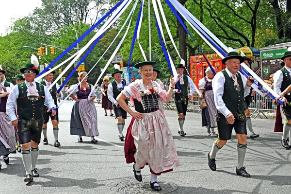Września 2023 Nowy Jork Usa Niemiecko Amerykańska Parada Steuben Day — Zdjęcie stockowe