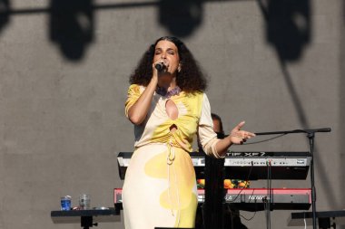 Sao Paulo (SP), Brezilya 09 / 17 / 2023 Marcos Valle Show, Joyce Moreno ve Ceu 'nun katılımıyla, 17 Eylül 2023 tarihinde Sao Paulo' daki Latin Amerika Anıtı 'nda düzenlenen 2023 Coala Festivali' ne katıldı..