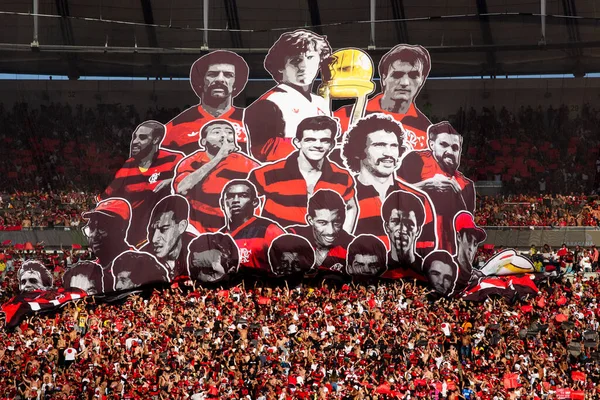 Rio Janeiro Brasil 2023 Partida Entre Flamengo São Paulo Válida — Fotografia de Stock