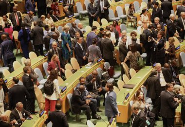 Lula New York 'taki BM 78. GY' de konuşuyor. 19 Eylül 2023, New York, ABD: Brezilya Cumhurbaşkanı Luis Inacio Lula Da Silva Birleşmiş Milletler Genel Kurulu 'nun 78. oturumunda konuşma yapacak. Meclis bugün başlıyor (19)) 