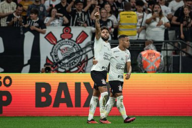 Sao Paulo (SP), Brezilya 09 / 18 / 2023 - BRASILEIRO ile CORINTHIANS maçı 18 Eylül 2023.