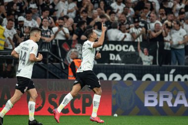 Sao Paulo (SP), Brezilya 09 / 18 / 2023 - BRASILEIRO ile CORINTHIANS maçı 18 Eylül 2023.