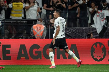 Sao Paulo (SP), Brezilya 09 / 18 / 2023 - BRASILEIRO ile CORINTHIANS maçı 18 Eylül 2023.