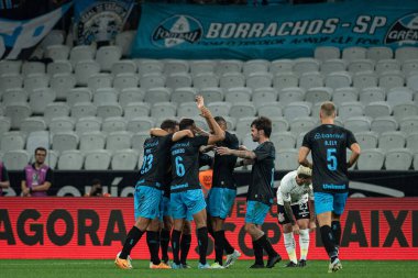 Sao Paulo (SP), Brezilya 09 / 18 / 2023 - BRASILEIRO ile CORINTHIANS maçı 18 Eylül 2023.